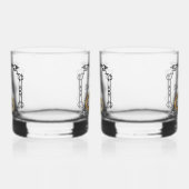 25パーソナライズされた周年記念ウイスキー ウイスキーグラス (右)