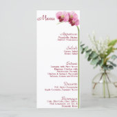 25パープルオーキッド結婚のメニューラベル メニュー (スタンド正面)