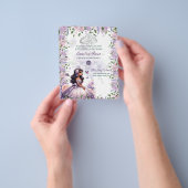 25パープル薄紫キンセアニェラドレスフローラ藤 チラシ (手)