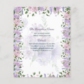 25パープル薄紫キンセアニェラドレスフローラ藤 チラシ (裏面)