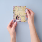 25パープル薄紫キンセアニェラドレスフローラ藤 チラシ (手)