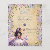 25パープル薄紫キンセアニェラドレスフローラ藤 チラシ (正面)