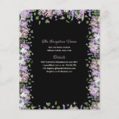 25パープル薄紫キンセアニェラドレスフローラ藤 チラシ (裏面)