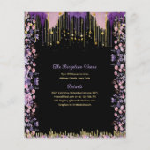 25パープル金ゴールドスパークルキンセアニェラドレスフローラ チラシ (裏面)