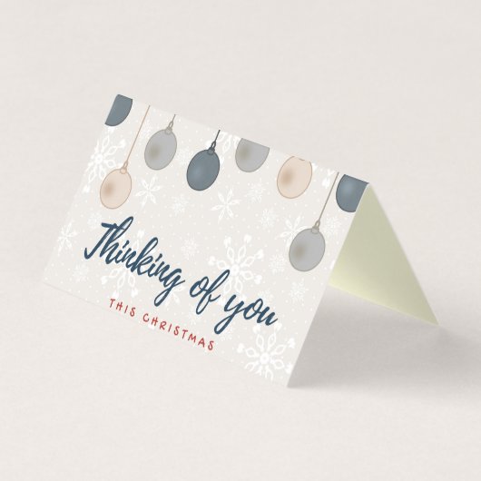 25パ考えるックのクリスマスカード (正面)