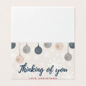 25パ考えるックのクリスマスカード (外部フラット)