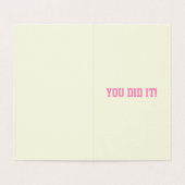 25ピンクソグリッター卒業の誇りを持ったパック (内部フラット)