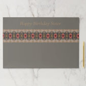 25ピースエレガント紙カスタムランチョンマット ペーパーパッド (インサイチュ)