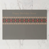 25ピースエレガント紙カスタムランチョンマット ペーパーパッド (正面)