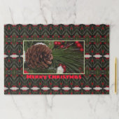 25ピースクリスマステーブル紙プレースマット ペーパーパッド (インサイチュ)