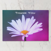 25ピースデイジーデザインありがとうランチョンマット ペーパーパッド (正面)