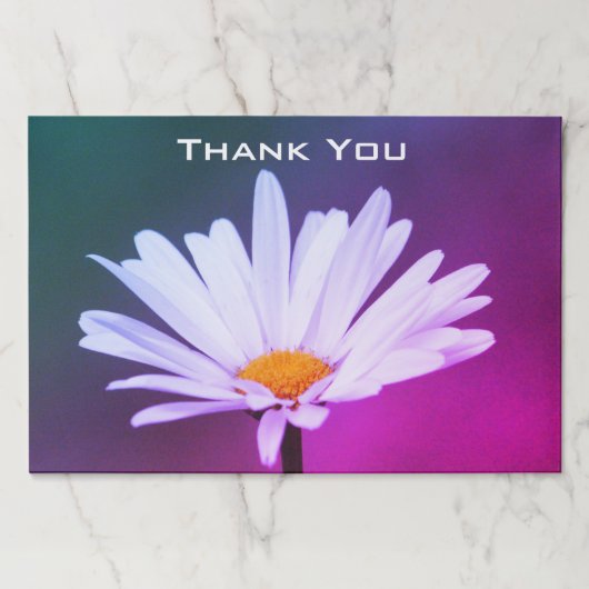 25ピースデイジーデザインありがとうランチョンマット ペーパーパッド (正面)