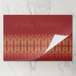 25ピースホリデーテーマテーブルデコール ペーパーパッド