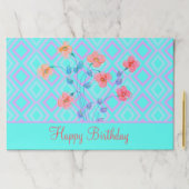 25ピースラージ紙プレイスマットティール(緑がかった色) ペーパーパッド (インサイチュ)