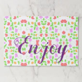 25ピース紙ランチョンマット ペーパーパッド (正面)