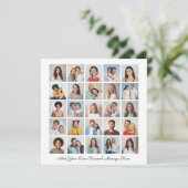 25フォトコラージュ自分のグリーティングカードを追加 (スタンド正面)