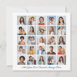 25フォトコラージュ自分のグリーティングカードを追加