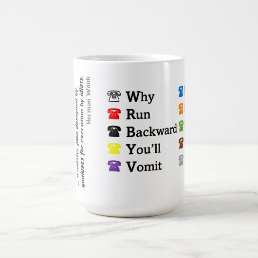 25ペア通信ケーブル色マグカップ コーヒーマグカップ (中央)