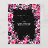 25マゼンタピンクキンセアニェラドレスフローラ紙 チラシ (裏面)