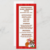 25メニューはオールスターの赤を梳きます メニュー (正面/裏面)