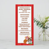 25メニューはオールスターの赤を梳きます メニュー (スタンド正面)