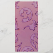 25メニューカードアメジストジュエルエンボス紙フローラ メニュー (裏面)