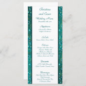 25メニューカードアラビアティール（緑がかった色） メニュー (正面/裏面)