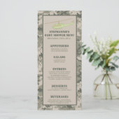 25メニューカードアーミーACUカモフラージュ迷彩柄 メニュー (スタンド正面)