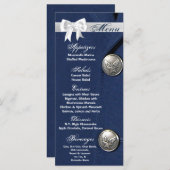 25メニューカードエアフォースクラスAユニフォームドレスブルー メニュー (正面/裏面)