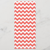 25メニューカードコーラルネイビーブルーシェブロン名フォーカス メニュー (裏面)