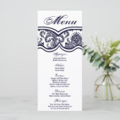 25メニューカードダマスクレースプリントパターン生地 メニュー (スタンド正面)
