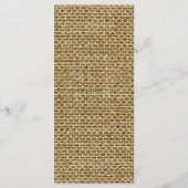 25メニューカードバーラップレースピンクデイジー花 メニュー (裏面)