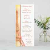 25メニューカードパリピーチ メニュー (スタンド正面)