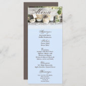 25メニューカードビーチシーメイソンジャース海シーシェル メニュー (正面/裏面)