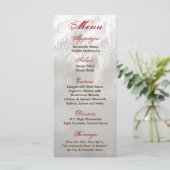 25メニューカードホワイトパインツリーニードル メニュー (スタンド正面)