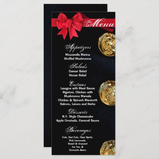 25メニューカードマリンドレスブルースユニフォームブラッド メニュー (正面/裏面)