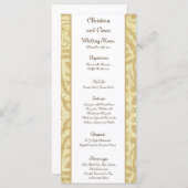 25メニューカードモロッコパーティー メニュー (正面/裏面)