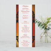 25メニューカードモロッコランタン メニュー (スタンド正面)