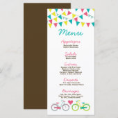 25メニューカードラブラバーバイク自転車カーニバル メニュー (正面/裏面)