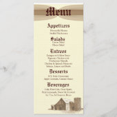 25メニューカードヴィンテージカントリーバーンファームサイロ メニュー (正面)