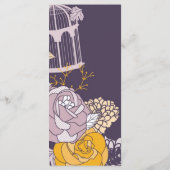 25メニューカードヴィンテージプラムマスタードバラバードケージ メニュー (裏面)