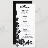 25メニューカードヴィンテージレースアップリケードリーダマスク メニュー (正面/裏面)