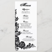 25メニューカードヴィンテージレースアップリケードリーダマスク メニュー (正面)