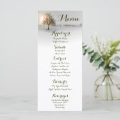 25メニューカード冬サンセットツリー雪カバー メニュー (スタンド正面)