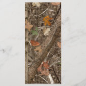 25メニューカード狩りカップル鹿Doe BuckロゴTr メニュー (裏面)