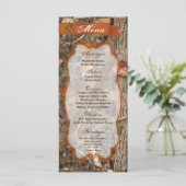 25メニューカード狩りカップル鹿Doe BuckロゴTr メニュー (スタンド正面)