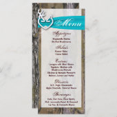 25メニューカード狩りディアドードバック迷彩柄 メニュー (正面/裏面)