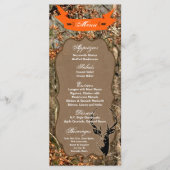 25メニューカード狩りディアバックヘッド迷彩柄 メニュー (正面)