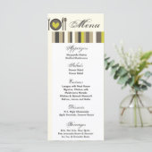 25メニューカード結婚中国ディナープレートビュッフェ メニュー (スタンド正面)