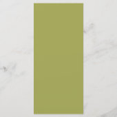 25メニューカード緑のリンゴ渦巻き果実 メニュー (裏面)